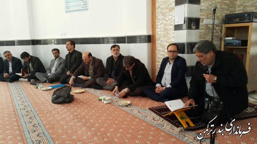 حضور کاروان تدبیر و امید شهرستان ترکمن در روستای قره تپه