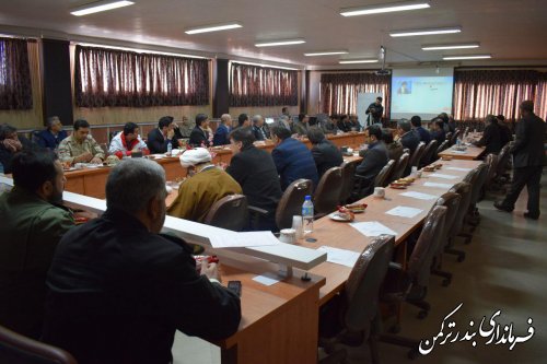 برگزاری دهمین جلسه شورای اداری شهرستان ترکمن