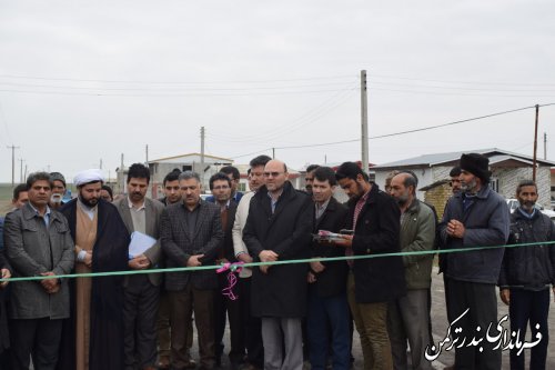 افتتاح آسفالت راه روستایی محمدآباد شمالی