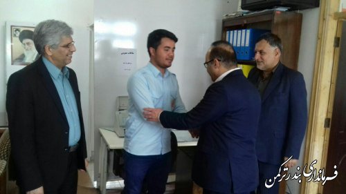 بازدید مدیرکل دفتر روستایی استانداری از مرکز آتش نشانی بخش سیجوال