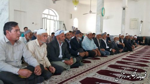 حضور کاروان تدبیر و امید شهرستان ترکمن در روستای پنج پیکر