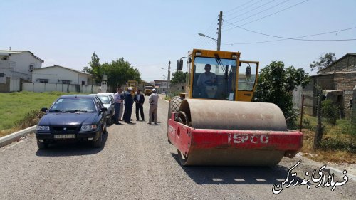 بازدید فرماندار از روند اجرای طرح هادی روستای پنج پیکر