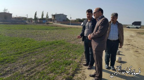 بازدید چندمنظوره فرماندار از روستای اورکت حاجی