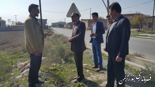 بازدید چندمنظوره فرماندار از روستای اورکت حاجی