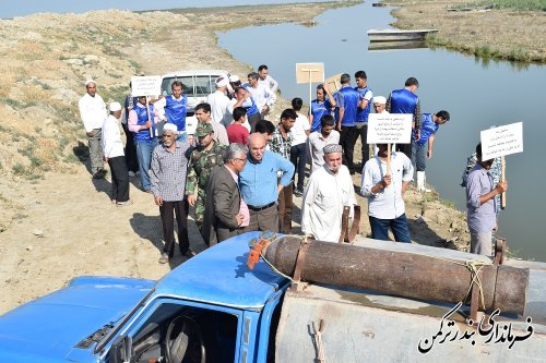 مراسم آغاز فصل رهاسازی بچه ماهیان خاویاری و استخوانی به رودخانه قره سو برگزار شد