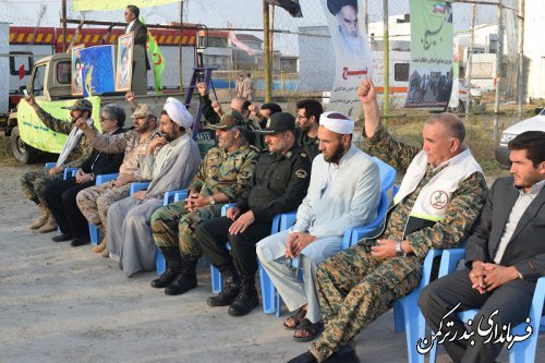 رزمایش اقتدار عاشورایی سپاهیان حضرت محمد رسول الله (ص) در شهرستان ترکمن