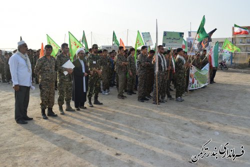 رزمایش اقتدار عاشورایی سپاهیان حضرت محمد رسول الله (ص) در شهرستان ترکمن