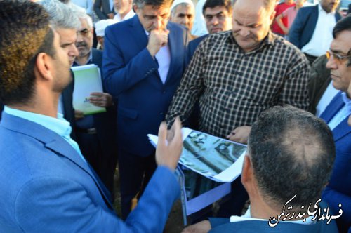 جلسه جانمایی محل احداث پل بر روی کانال اورکت حاجی در شهرستان ترکمن برگزار شد