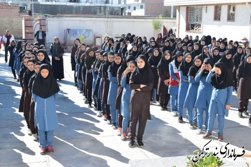 بیستمین مانور سراسری زلزله و ایمنی در شهرستان ترکمن