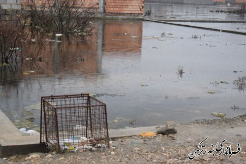 بازدید فرماندار از آبگرفتگی مناطق سطح شهر