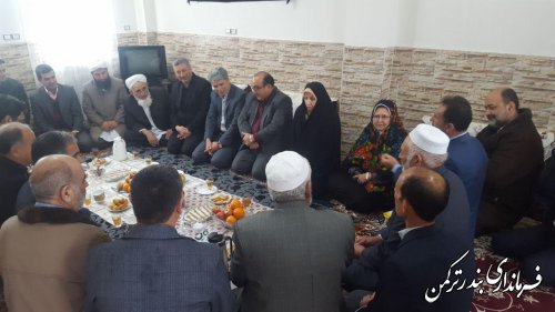 افتتاح مسکن اقشار کم درآمد در روستای پنج پیکر شهرستان ترکمن