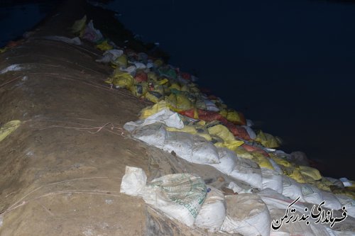 بازدید فرماندار شهرستان ترکمن از روستای یامپی