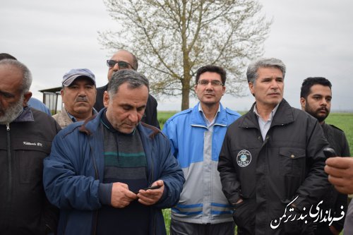 بازدید فرماندار ترکمن از روستای خمرآباد