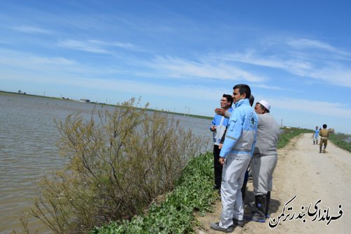 بازدید فرماندار ترکمن از روستای اسلام تپه