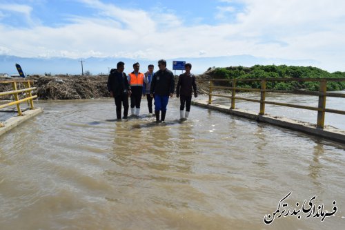 بازدید فرماندار ترکمن از روستای خمرآباد