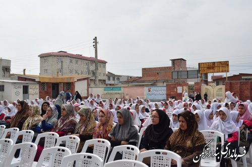 زنگ سپاس معلم در شهرستان ترکمن نواخته شد