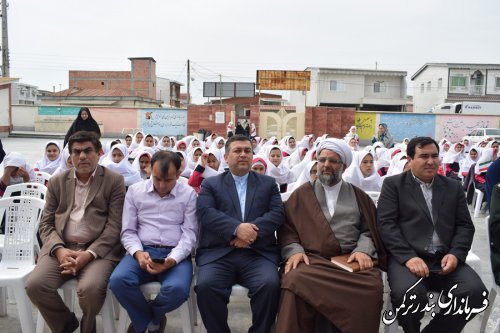 زنگ سپاس معلم در شهرستان ترکمن نواخته شد