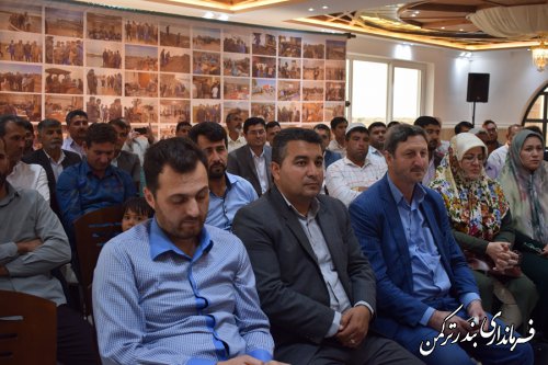 مراسم تقدیر و تجلیل از عوامل مدیریت بحران سیل شهرستان ترکمن برگزار شد