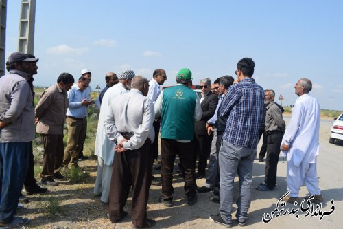 پیگیری رفع خسارت های سیل زدگان شهرستان ترکمن توسط فرماندار 