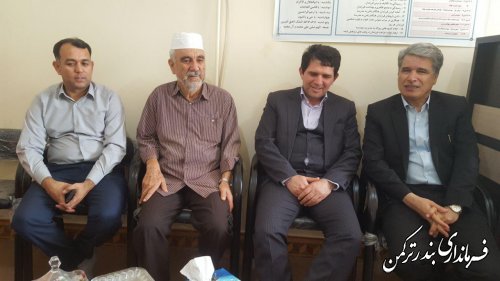 بازدید فرماندار ترکمن از موسسه نگهداری کودکان بدسرپرست و بی سرپرست طاها 