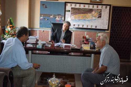 ملاقات عمومی فرماندار شهرستان ترکمن برگزار شد