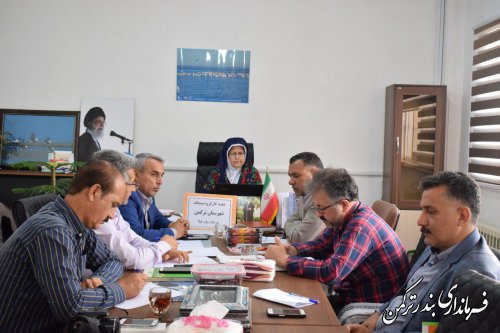 جلسه کارگروه مدیریت پسماند شهرستان ترکمن برگزار شد
