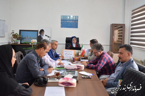 جلسه کارگروه مدیریت پسماند شهرستان ترکمن برگزار شد