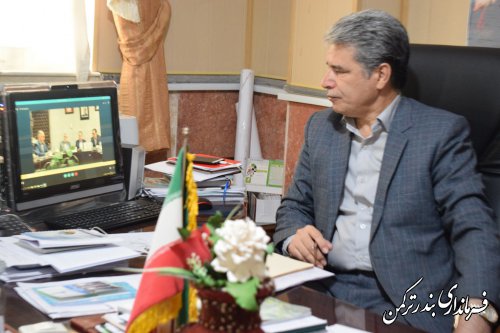 هشتمین نشست ویدئو کنفرانس استان برگزار شد