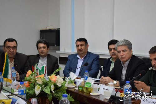 حضور فرماندار ترکمن در جلسه کمیسیون مشترک پیشگیری و مقابله با سرقت شورای تامین استان های گلستان و مازندران 