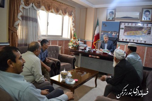 ملاقات مردمی فرماندار شهرستان ترکمن برگزار شد