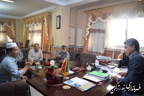ملاقات مردمی فرماندار شهرستان ترکمن برگزار شد