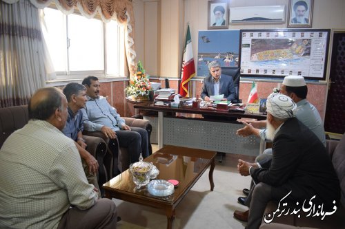ملاقات مردمی فرماندار شهرستان ترکمن برگزار شد