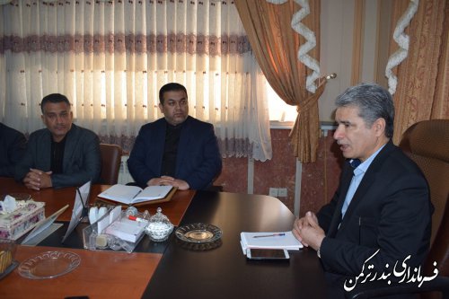 اولین جلسه ستاد انتخابات شهرستان ترکمن برگزار شد