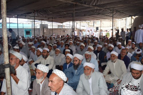 مراسم فارغ التحصیلی جمعی از حافظان کل قرآن در روستای اورکت حاجی برگزار شد