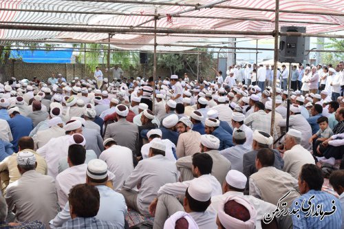 مراسم فارغ التحصیلی طلاب حوزه علمیه سراج الدین در روستای نیازآباد برگزار شد