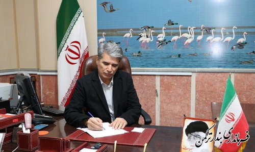 پیام تبریک فرماندار ترکمن به مناسبت هفته دفاع مقدس