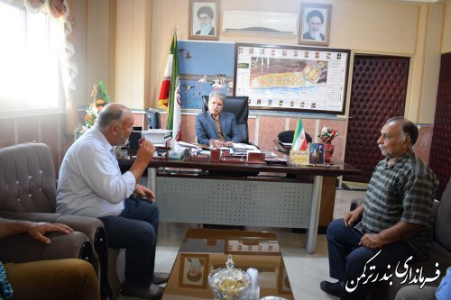 ملاقات مردمی فرماندار شهرستان ترکمن برگزار شد