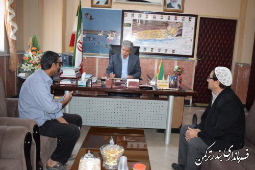 ملاقات مردمی فرماندار شهرستان ترکمن برگزار شد