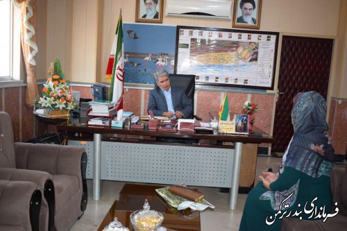ملاقات مردمی فرماندار شهرستان ترکمن برگزار شد
