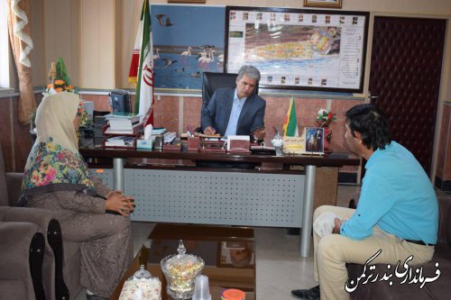 ملاقات مردمی فرماندار شهرستان ترکمن برگزار شد