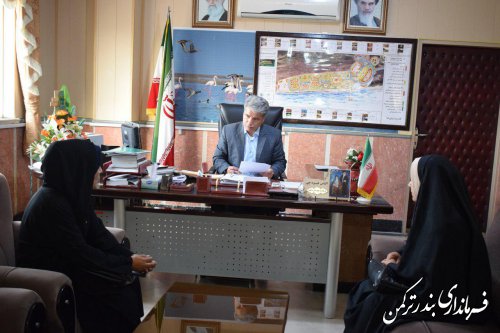 ملاقات مردمی فرماندار شهرستان ترکمن برگزار شد