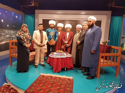 حضور فرماندار شهرستان بندرترکمن در برنامه تلویزیونی "اینجا ایران"