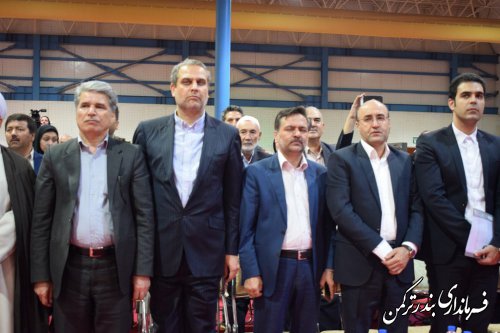 حضور فرماندار بندرترکمن در آیین افتتاحیه سیزدهمین جشنواره بین المللی فرهنگ اقوام استان گلستان
