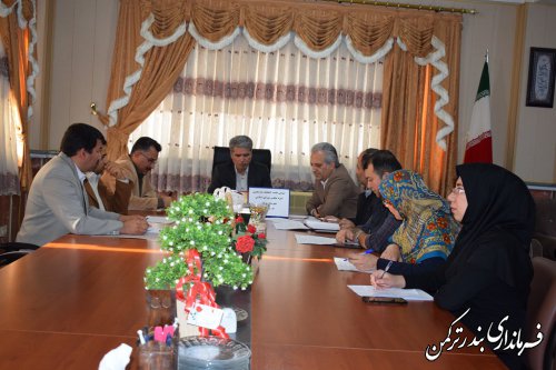 جلسه هماهنگی برگزاری انتخابات فرمانداری شهرستان ترکمن برگزار شد