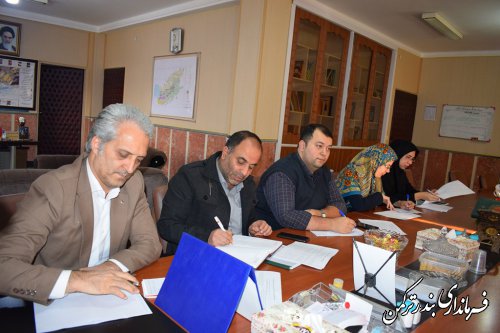 جلسه هماهنگی برگزاری انتخابات فرمانداری شهرستان ترکمن برگزار شد