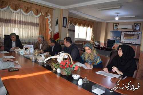 جلسه هماهنگی برگزاری انتخابات فرمانداری شهرستان ترکمن برگزار شد