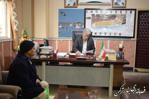 ملاقات مردمی فرماندار شهرستان ترکمن برگزار شد