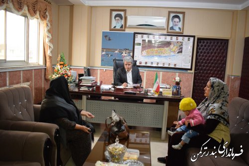 ملاقات مردمی فرماندار شهرستان ترکمن برگزار شد