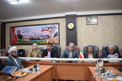 جلسه تعیین اعضای هیئت اجرایی انتخابات یازدهمین دوره مجلس شورای اسلامی شهرستان ترکمن برگزار شد