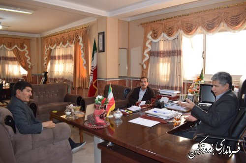   دیدار سرمایه گذار بخش خصوصی با فرماندار شهرستان ترکمن